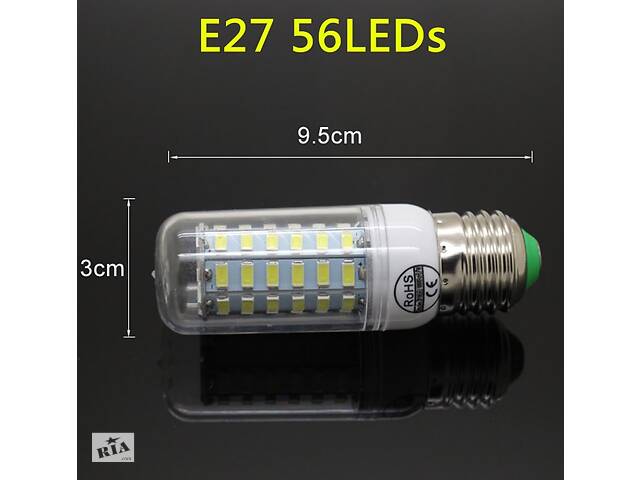 Epistar E27 кукуруза 5W 56 led