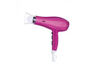 Фен для укладки волос c насадками DSP 30087 Розовый