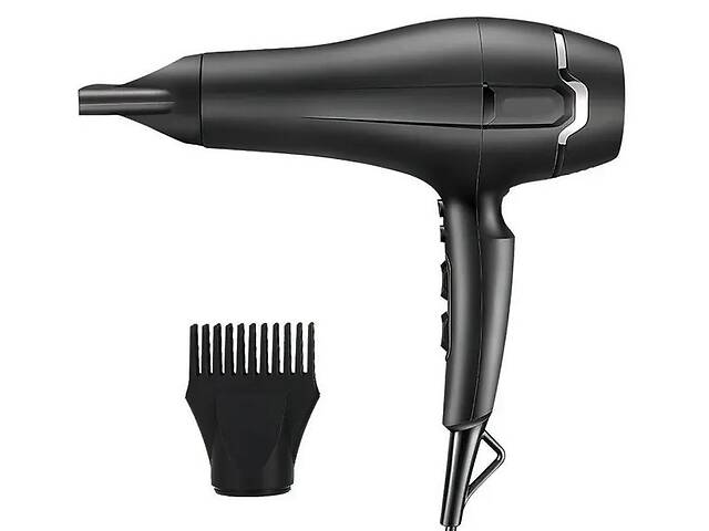 Фен для укладки волос компактный с концентратором XPRO V-450 Черный (41583-16001_682)