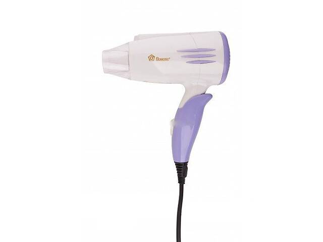 Фен для волос Domotec MS-33281400W Белый с фиолетовым (D3328)