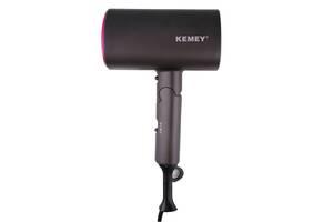 Фен для волос дорожный компактный Kemey KM-9945м 1800W (10599-57299)