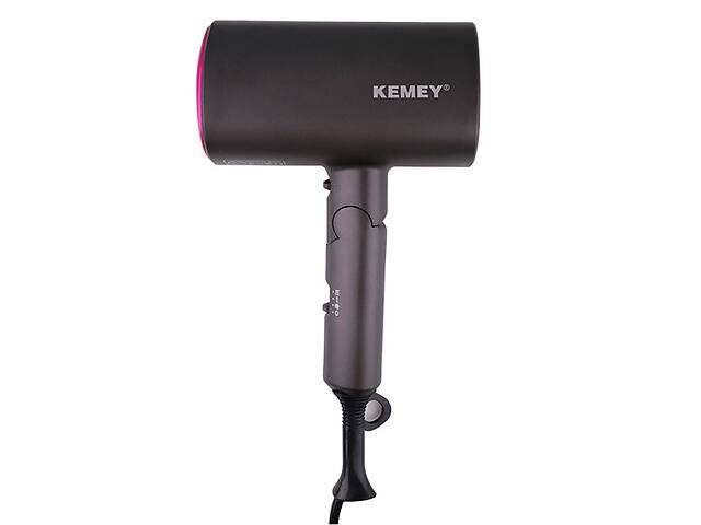 Фен для волос дорожный компактный Kemey KM-9945м 1800W (10599-57299)