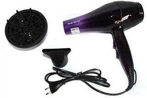 Фен для волос Promotec Pm2303 3000 Вт Черно-фиолетовый (223641)
