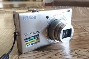 Фотоаппарат NIKON Coolpix S6200 (Silver)