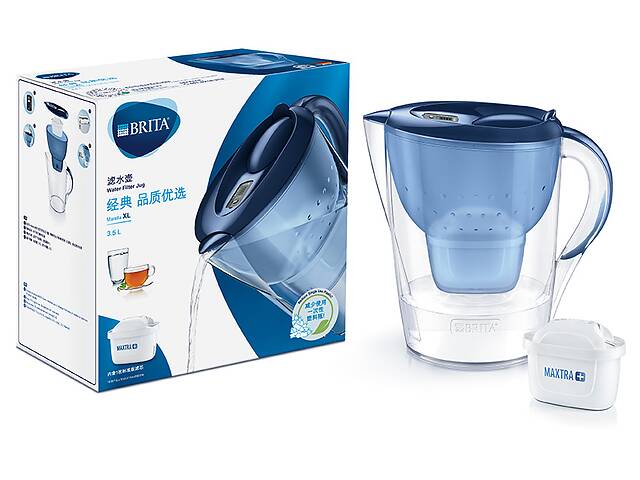 Фильтр-кувшин Brita Marella 3.5 л Memo MX+ синий