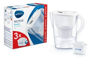 Фильтр-кувшин Brita Marella Memo 2.4 л белый + 3 картриджа