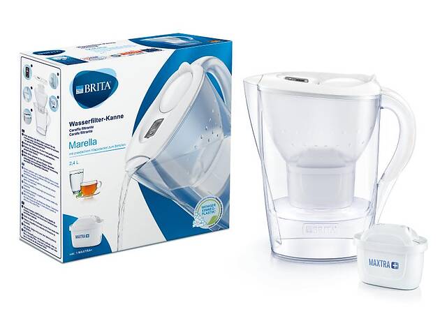 Фильтр-кувшин Brita Marella Memo 2.4 л MX+ белый