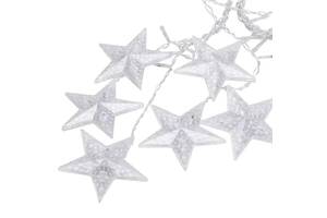 Гірлянда Gonchar Штора-зірочки 40 шт 2,5х0,8 м Теплий білий (1843-07)