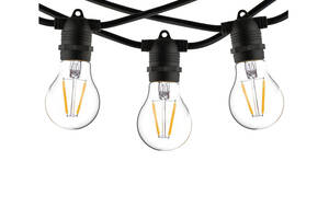 Гирлянда Nowodvorski 7872 FESTOON LIGHTS 15E27, 9M, IP65 CN