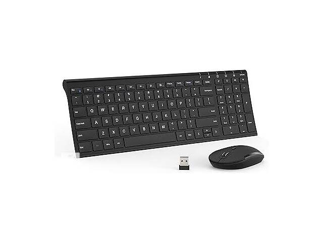 IClever GK03 Комбинированная беспроводная клавиатура и мышь, портативная беспроводная клавиатура 2,4G,