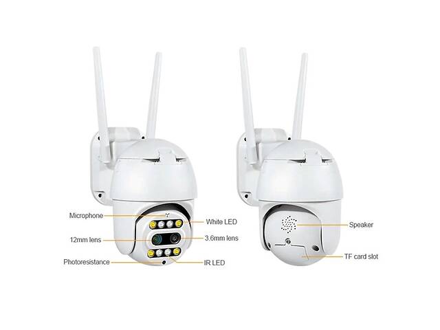 IP WiFi камера CF26-54SM 3MP 2 объектива (CareCamPro) - Фото 7