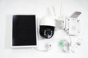 IP WiFi камера PTZ TQ1-X30-WiFi 3.0MPX  IcSee  с удаленным доступом уличная с солнечной панелью