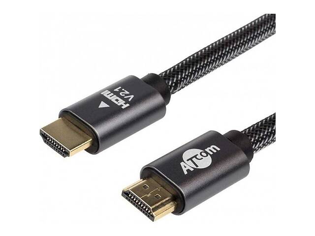 Кабель Atcom Premium HDMI-HDMI ver 2.1 4К 10м Black (23710) (Код товара:19789)