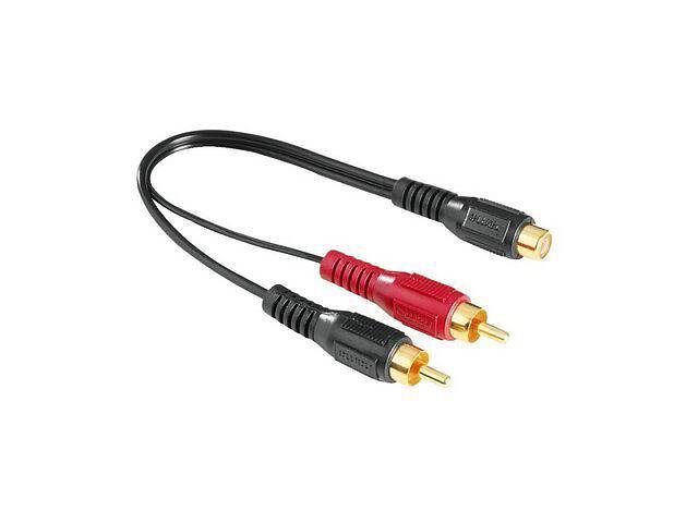 Кабель HAMA 44115 Audio Adapter 2RCA Plugs-RCA Jack