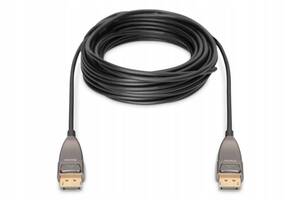 Кабель Lucom DisplayPort M/M 10.0m v1.4 8K@60Hz AOC Optical ThinAndSlim Черный (78.01.3231)