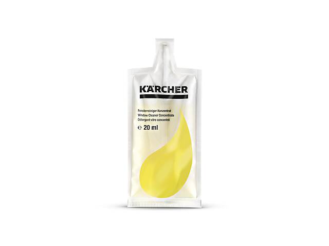 Karcher Средство для чистки стекол, концентрат 4х20 мл