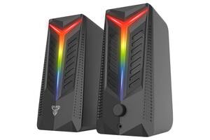 Колонки Fantech 2.0 USB GS-301 TRIFECTA, BT Ver: V5.0, RGB, Black, Color Box