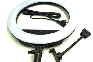 Кольцевая LED лампа светодиодная Ring Light ZB-R14 с держателем для телефона селфи кольцо блогера 35см 36Вт + штатив 2 м