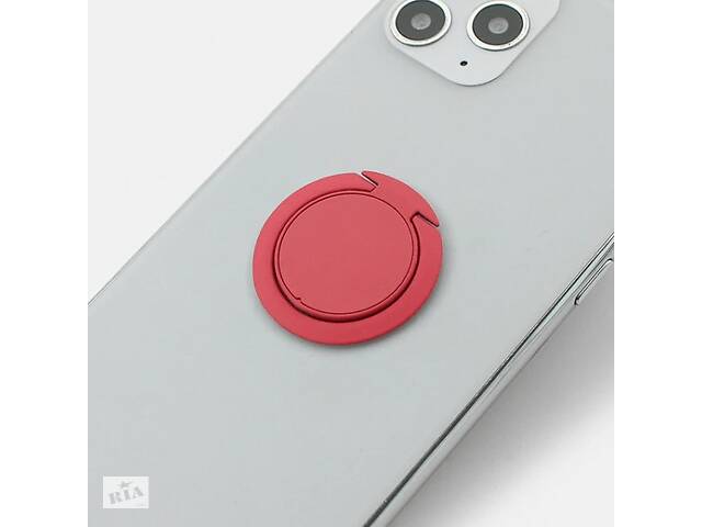 Кольцо-держатель Luxury Metal Socket Holder для смартфона Red (Код товара:28831)