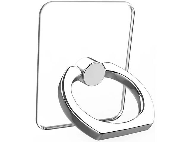 Кольцо-держатель Transparent Ring Holder 360 Square Silver (Код товара:28838)