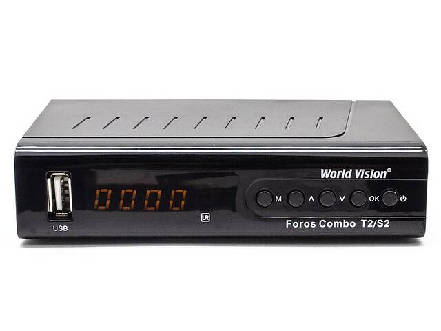 Комплект цифрового ТВ World Vision Foros Combo + Антенна Eurosky ES-005A