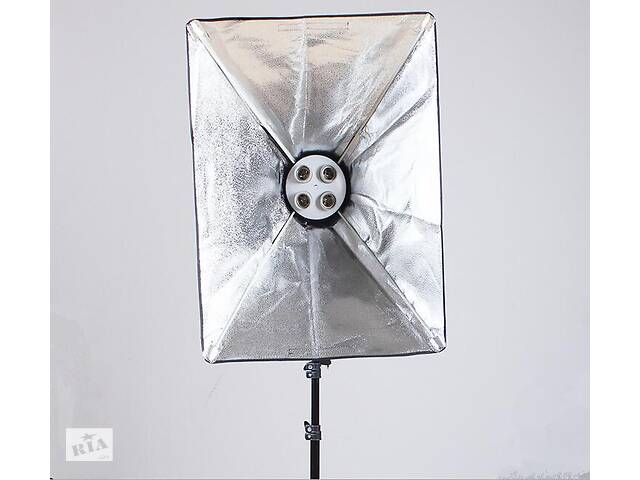 Комплект Видео софтбокс 50х70 + студийная стойка 2.0 м постоянный свет - Фото 3