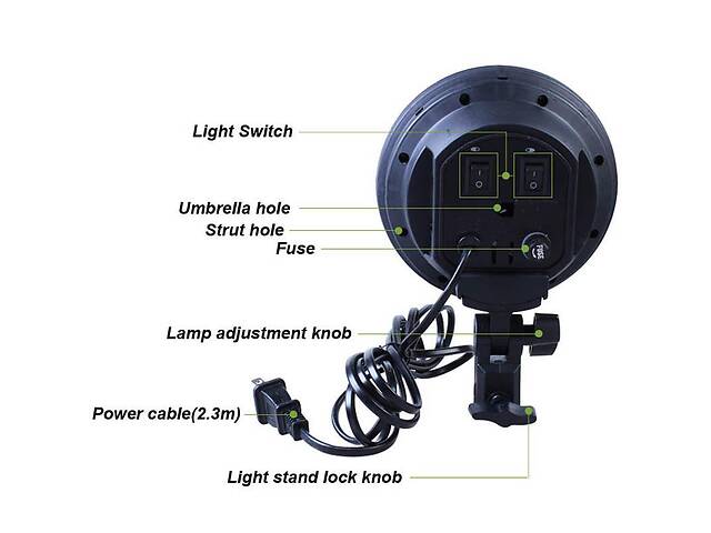 Комплект Видео софтбокс 50х70 + студийная стойка 2.0 м постоянный свет - Фото 4
