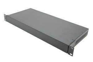 Корпус металлический MiBox Rack 1U, модель MB-1200vS (Ш483(432) Г202 В44) черный