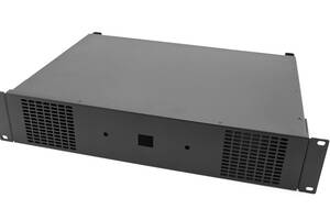 Корпус MiBox для усилителя мощности звука, модель MB-2300v2 (Ш483(432) Г325(300) В88) черный