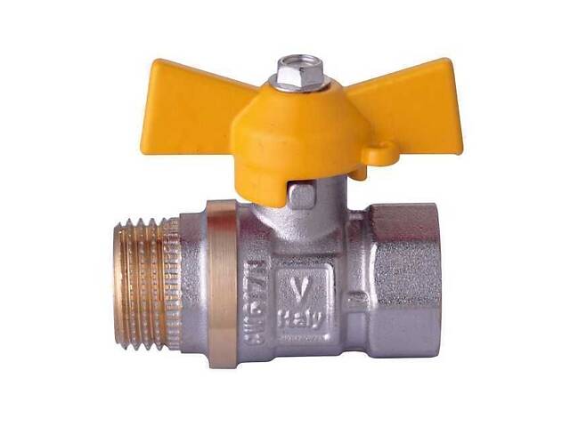 Кран шаровый прямой WATER VALVE 1/2' НВ ЖБ NV-V Q002