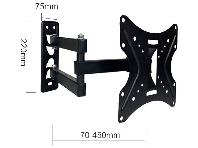Кріплення для тв з поворотом 14-42