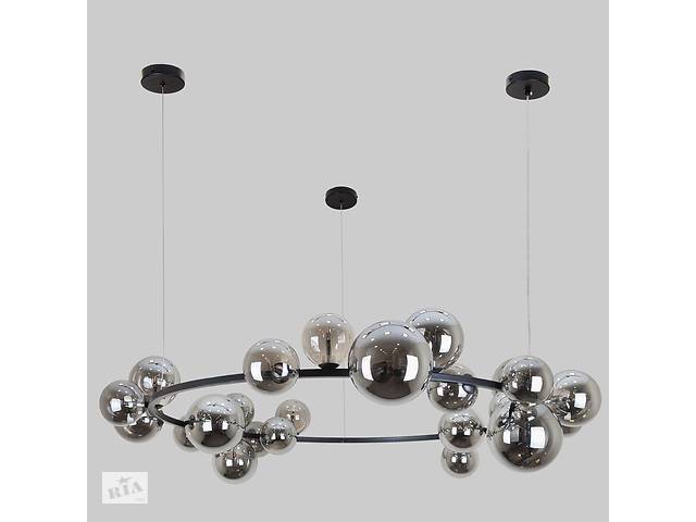 Кругла люстра з кульок на 24 лампи Bubbles Lightled 918-LP267-24 ВК+ВК