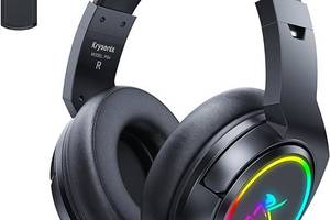 Krysenix PG4 Бездротова ігрова гарнітура PG4 RGB для PS4, PS5, ПК об'ємний звук 7.1,