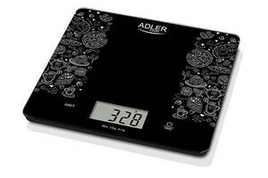 Кухонные весы Adler AD 3171 до 10 кг черные