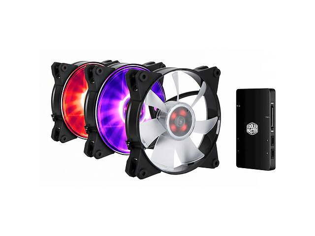 Кулер для корпуса CoolerMaster MASTERFAN PRO 120 Air Flow RGB (MFY-F2DC-113PC-R1)