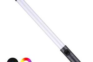 LED лампа для селфи, с встроенным дисплеем, встроенным аккумулятором RGB Light stick (LS_1228)