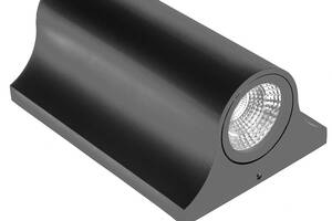 LED подсветка Brille Пластик 6W AL-231 Черный 34-193