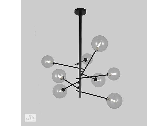 Люстра на 8 ламп Bubbles Lightled 61-LLP01-8 BK+CL