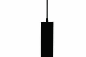Люстра подвесная Sirius PRDS 3607-P 12W BK в стиле лофт черный