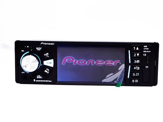 Магнітола Pioneer 4228 ISO - екран 4,1& amp; # 039;& Amp; # 039; + DIVX, MP3 + USB + SD + Bluetooth