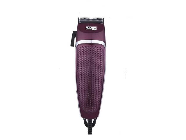 Машинка для стрижки волос проводная с насадками DSP 90033 Пурпурная