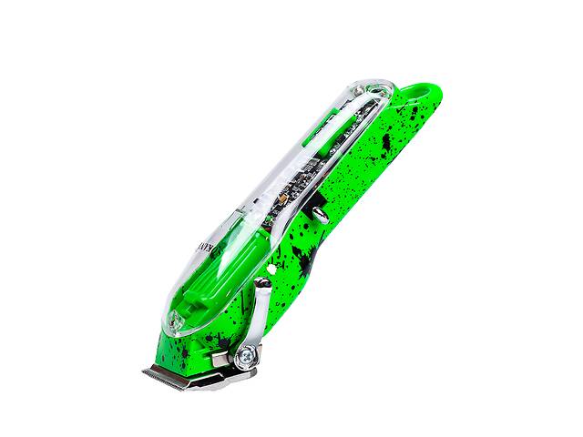 Машинка для стрижки волос Sokany SK-LF-9970 аккумуляторная с насадками зеленый (SKLF9970GR)
