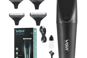 Машинка для стрижки волос VGR V090 аккумуляторная Черный (hub_tl2e)
