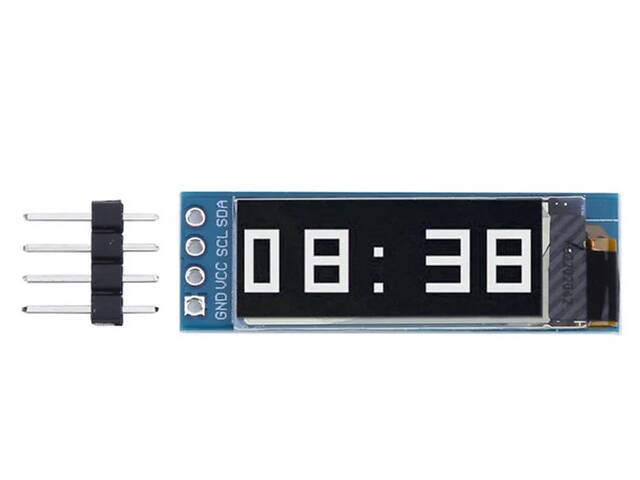 Модуль дисплея 128X32 LCD LED 0.91' IIC Arduino белый