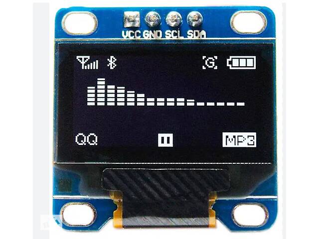 Модуль дисплейный 0.96 OLED белый 128X64 SSD1306 LCD