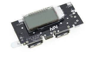 Модуль повербанка USB 5V 2.4A Micro USB 18650*4