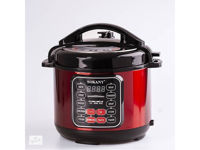 Мультиварка Sokany SK-2402-5L на 5л красный (SK24025)