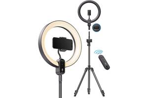 Набор блогера TaoTronics Ring Light, 12&#039;&#039; Ring Light with 78&#039;&#039; Tripod Stand, Dimmable LED Light O...