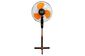 Напольный вентилятор для дома KHATA Plus+ FN2151 100W Черно-оранжевый бытовой вентилятор колонный (ST)