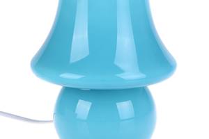 Настольная лампа классическая прикроватная Brille 60W TL-167 Синий
